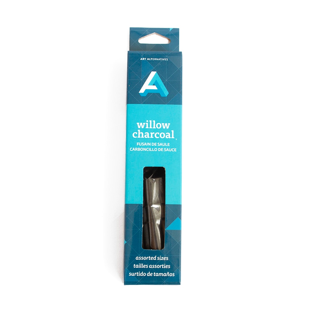 Art Alternatives, Grey, Charcoal, Art & School, Willow, Assorted sizes, 398201